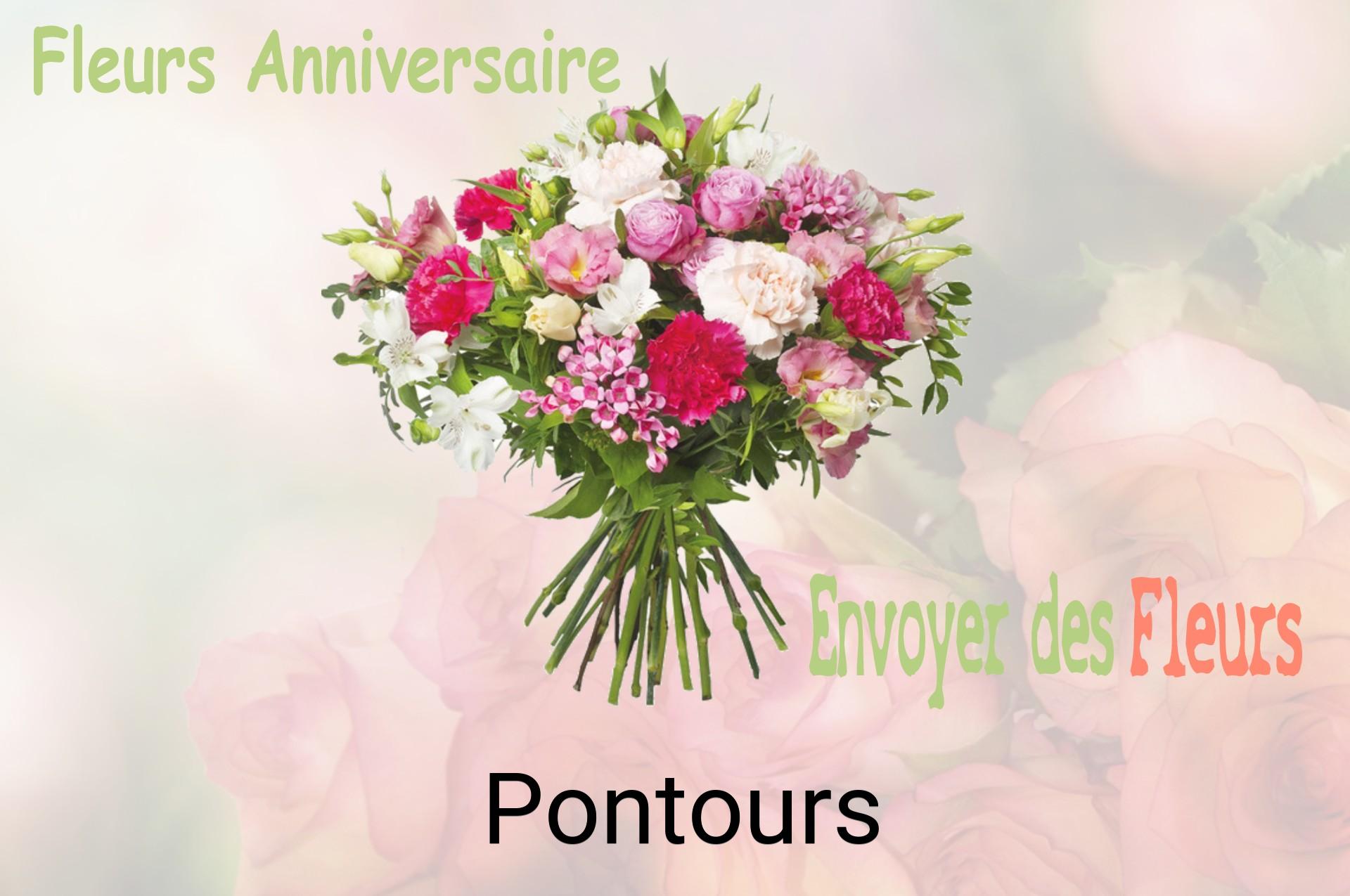 Bouquet de fleurs d’anniversaire livré à Pontours
